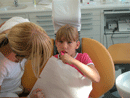 Zahnärztliche Untersuchung von Kindern